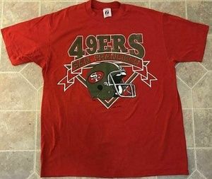 Vintage logo 7 49ers t